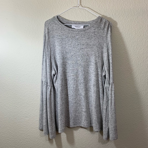Workshop Republic Clothing Sweaters - Workshop Republic Clothing - Grey Long Sleeves